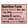 The image displays the nutrition facts label for Frank'S Redhot Prepack, showing 0 calories, 0g total fat, 190mg sodium (8% DV), 0g total carbohydrates, and 0g protein per 1 tsp (5mL) serving, with about 30 servings per container.