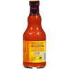 ["A bottle of Frank's RedHot Hot Buffalo Wings Sauce."]