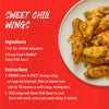 A plate of Sweet Chili Wings, a recipe that includes Frank's RedHot sauce.
