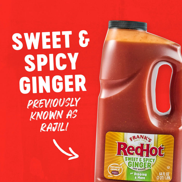 Frank's RedHot Sweet & Spicy Ginger Hot Sauce, 0.5 gal