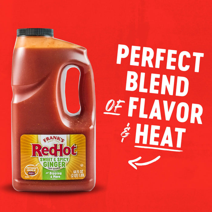 Frank's RedHot Sweet & Spicy Ginger Hot Sauce, 0.5 gal