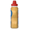 A bottle of Frenchs Beige Stone Ground Dijon Mustard 12 Oz stands upright, displaying its speckled, beige contents and black cap.