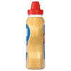 A bottle of Frenchs Beige Stone Ground Dijon Mustard 12 Oz stands upright, displaying its speckled, beige contents and black cap.