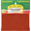 A bag of El Guapo Chile Cayenne Cayenne Pepper.