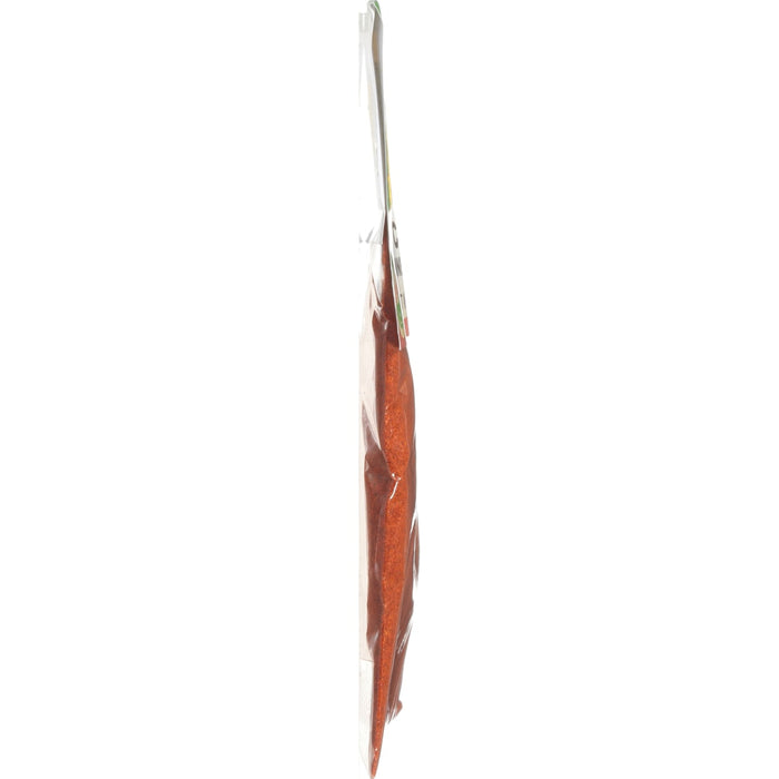 A side view of a pouch of McCormick Chili Powder.