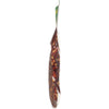 A side view of a bag of crushed red pepper flakes.