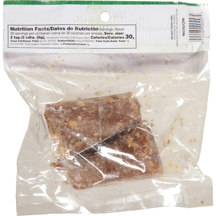 A close-up of a package of Mojave Foods Piloncillo.