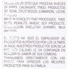 A label for El Guapo products, stating that they are made in a facility that processes nuts, peanuts, wheat, soy products, crustacean shellfish, milk and eggs.