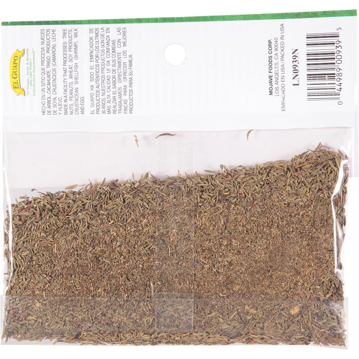 A bag of El Guapo Thyme.