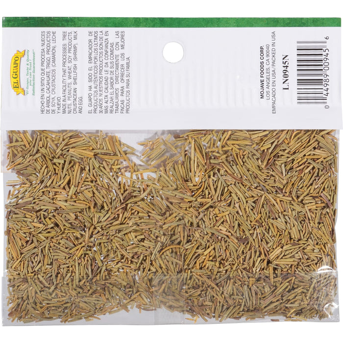A bag of El Guapo Rosemary.