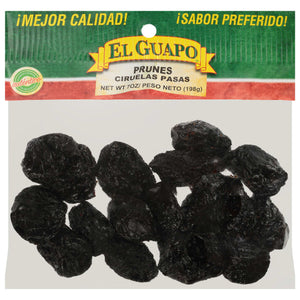 A bag of El Guapo prunes.