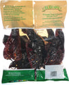 A bag of El Guapo dried chili peppers.