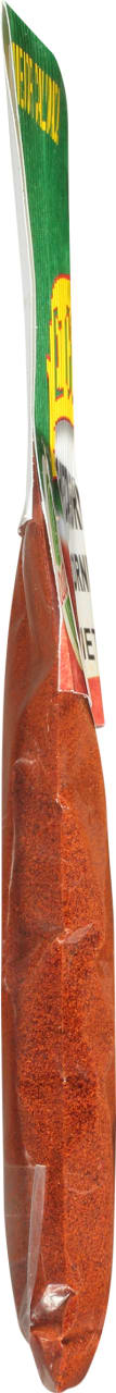 A close-up of a bag of McCormick Crushed Red Pepper.