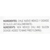Ingredients for the product are listed in both Spanish and English.