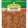 El Guapo Menudo Seasoning package with a close-up of the seasoning.