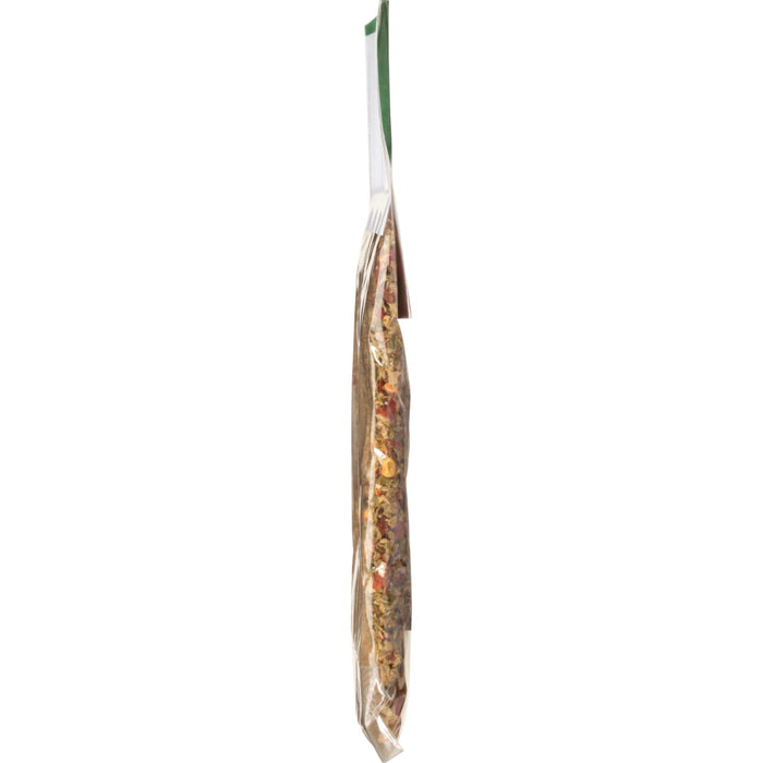 A side view of a bag of McCormick Grill Mates Montreal Steak Seasoning.