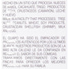 A label for El Guapo products, stating that they are made in a facility that processes nuts, peanuts, wheat, soy products, crustacean shellfish, milk and egg.