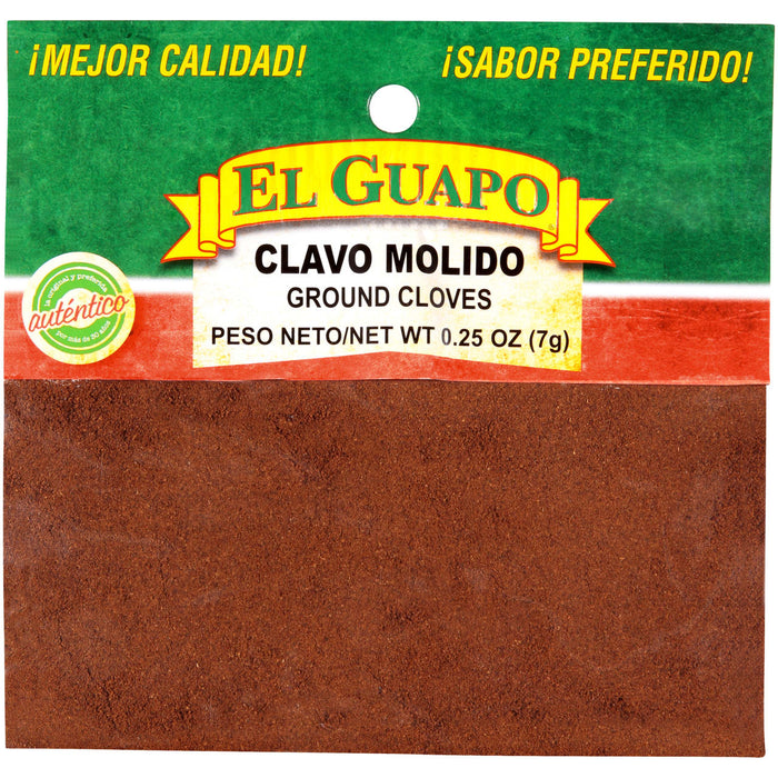 A package of El Guapo ground cloves.