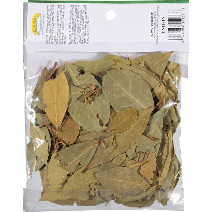 A bag of El Guapo Bay Leaves.