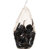 A plastic bag filled with dried chiles.