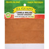A package of El Guapo ground cinnamon.