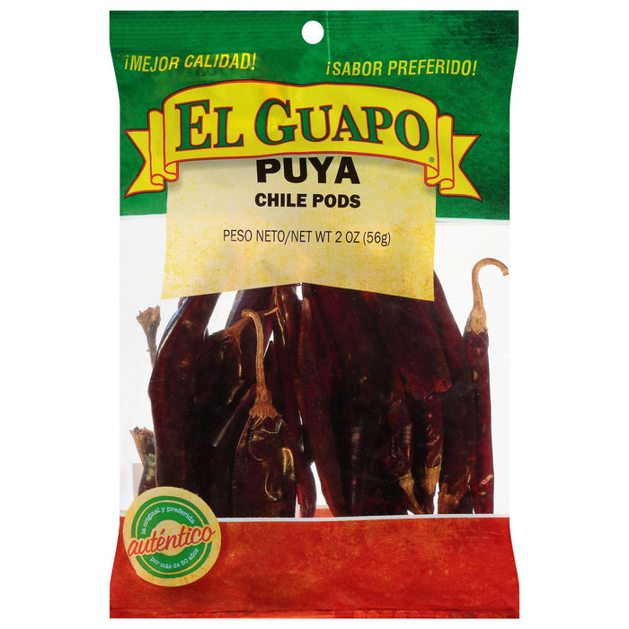 A package of El Guapo Puya Chile Pods.