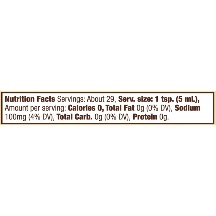 Nutrition facts for a serving of the product.