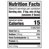 A nutrition facts infographic for Cholula Medium Taco Seasoning Mix 1 Oz showing 15 calories and 320 milligrams of sodium per serving.