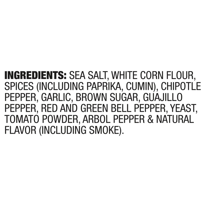 A list of ingredients for a seasoning blend.