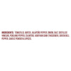 The ingredients list for Cholula Salsa Verde Mild Green Salsa Verde 12 Oz, shown in maroon text, includes tomatillo, water, jalapeño pepper, onion, and salt.