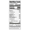 Nutrition facts label for a product containing 290 calories per serving.