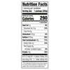Nutrition facts label for a product containing 290 calories per serving.