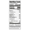 Nutrition facts label for a product containing 290 calories per serving.