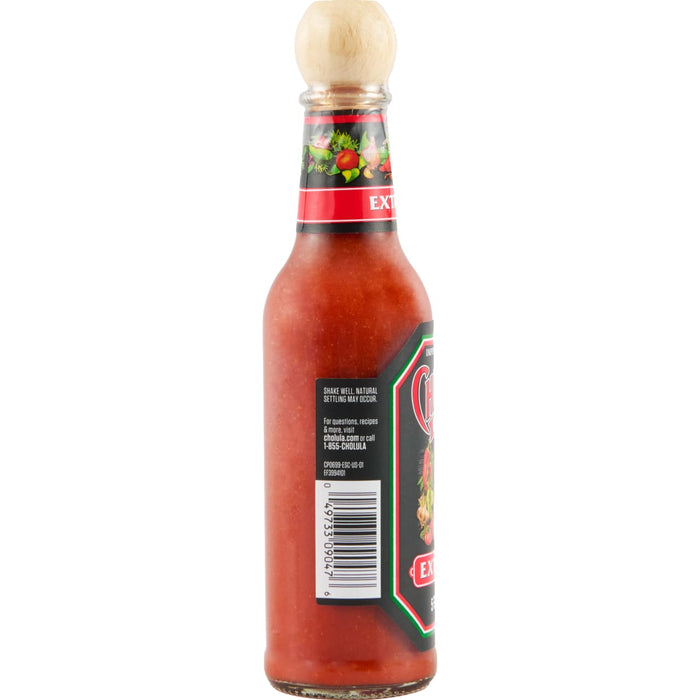 A bottle of Cholula Original Hot Sauce.