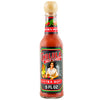 A bottle of Cholula Extra Hot Hot Sauce.