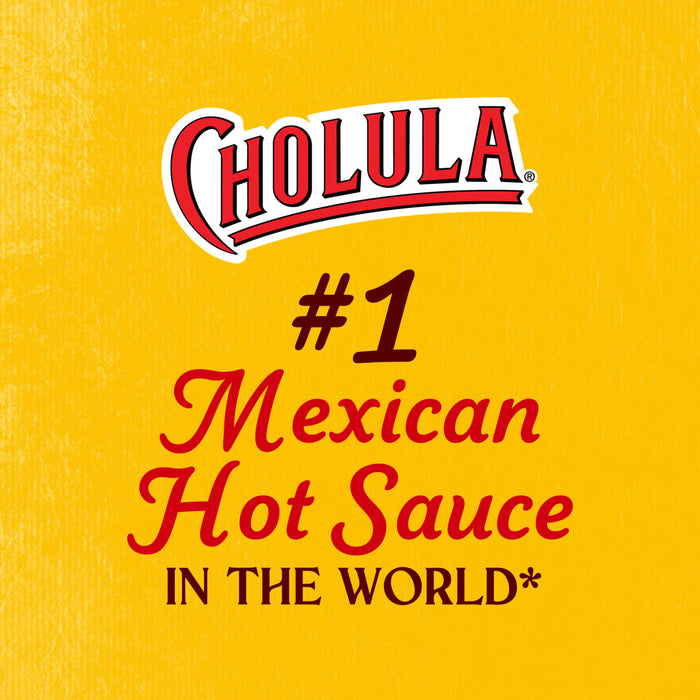 Cholula hot sauce advertises itself as the number one Mexican hot sauce in the world.