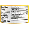 The nutrition facts label shows that one serving contains 10 calories, 0g of total fat, 260mg of sodium, 2g of total carbohydrates, less than 1g of total sugars, and 0g of protein.