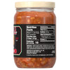 The back of a glass jar of Cholula Original Hot Red Salsa 12 Oz, displaying the nutrition facts, ingredients, and McCormick import information.