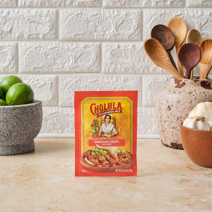 Cholula® Original Fajita - Medium Seasoning Mix, 0.87 oz (6-Pack)