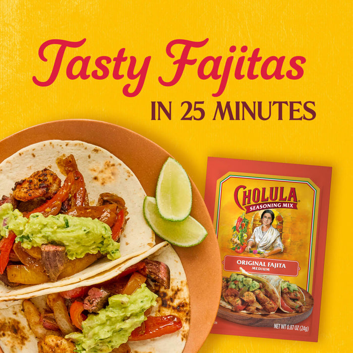 Cholula® Original Fajita - Medium Seasoning Mix, 0.87 oz (6-Pack)
