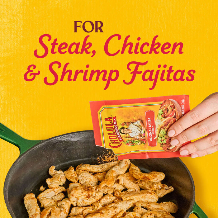 Cholula® Original Fajita - Medium Seasoning Mix, 0.87 oz (6-Pack)