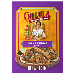 Cholula® Pork Carnitas - Mild Seasoning Mix, 1.3 oz (6-Pack)