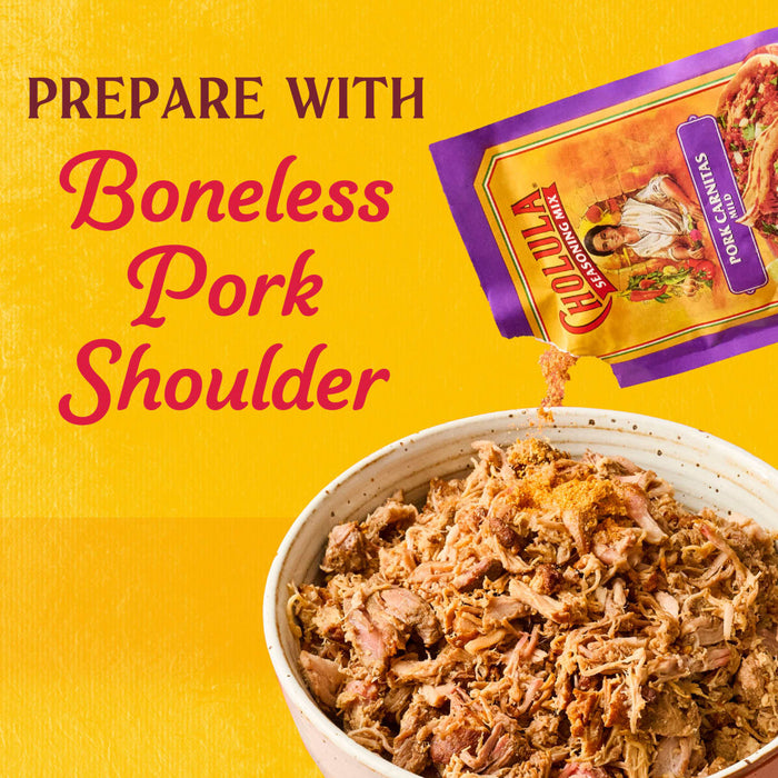 Cholula® Pork Carnitas - Mild Seasoning Mix, 1.3 oz (6-Pack)