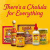 A variety of Cholula products are displayed under the text Theres a Cholula for Everything.