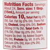 A nutrition facts label shows that one tablespoon serving contains 10 calories, 0g of fat, 260mg of sodium, and 2g of carbohydrates.