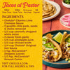 A recipe for Tacos al Pastor with Cholula Cilantro Lime Cremosa Sauce and McCormick Oregano Leaves.