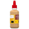 A bottle of Cholula Chipotle Crema sauce with a red cap.