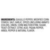 The ingredient list for Cholula Medium Al Pastor Seasoning Mix 1 Oz includes guajillo pepper, modified corn starch, salt, garlic, spices including annatto, onion, corn maltodextrin, sugar, yeast extract, citric acid, piquin pepper, arbol pepper, and natural flavor.