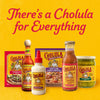 A variety of Cholula brand products are displayed with the text There's a Cholula for Everything.