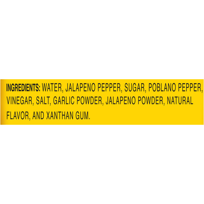 A yellow label with the ingredients for a product.
